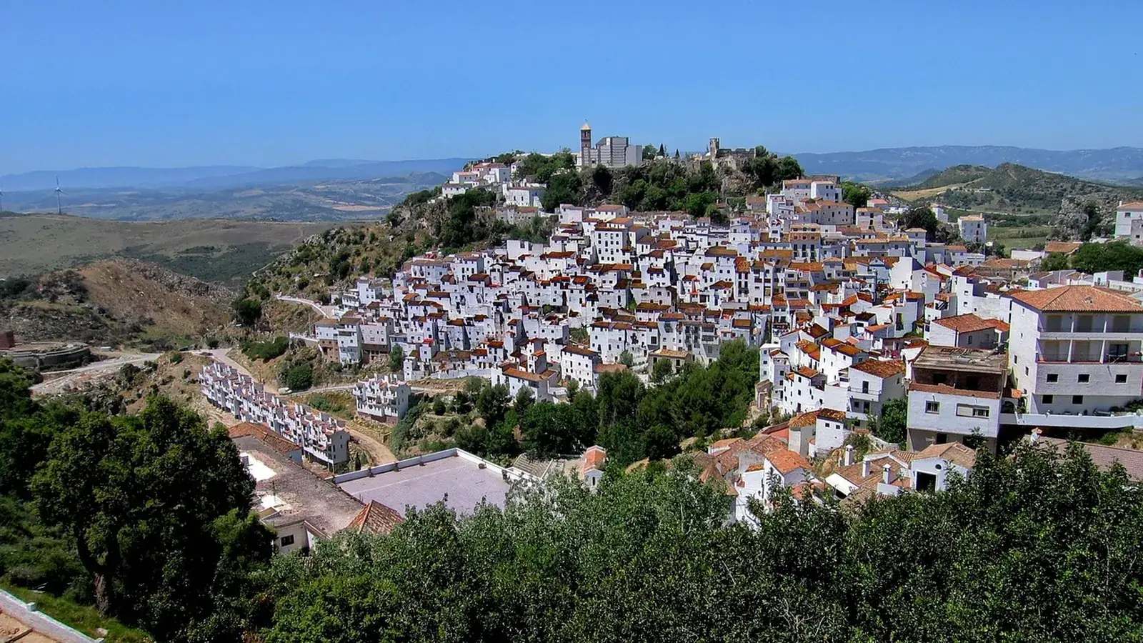 The white hilltop village of Casares