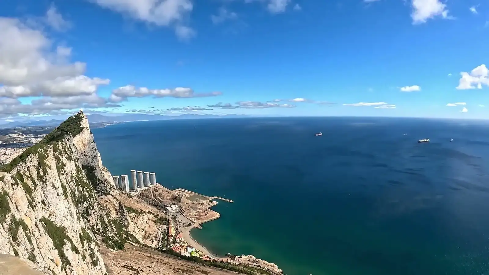 The Rock of Gibraltar, facing La Alcaidesa