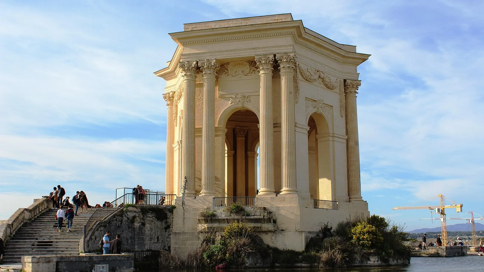 Le château d'eau de la promenade du Peyrou, Montpellier