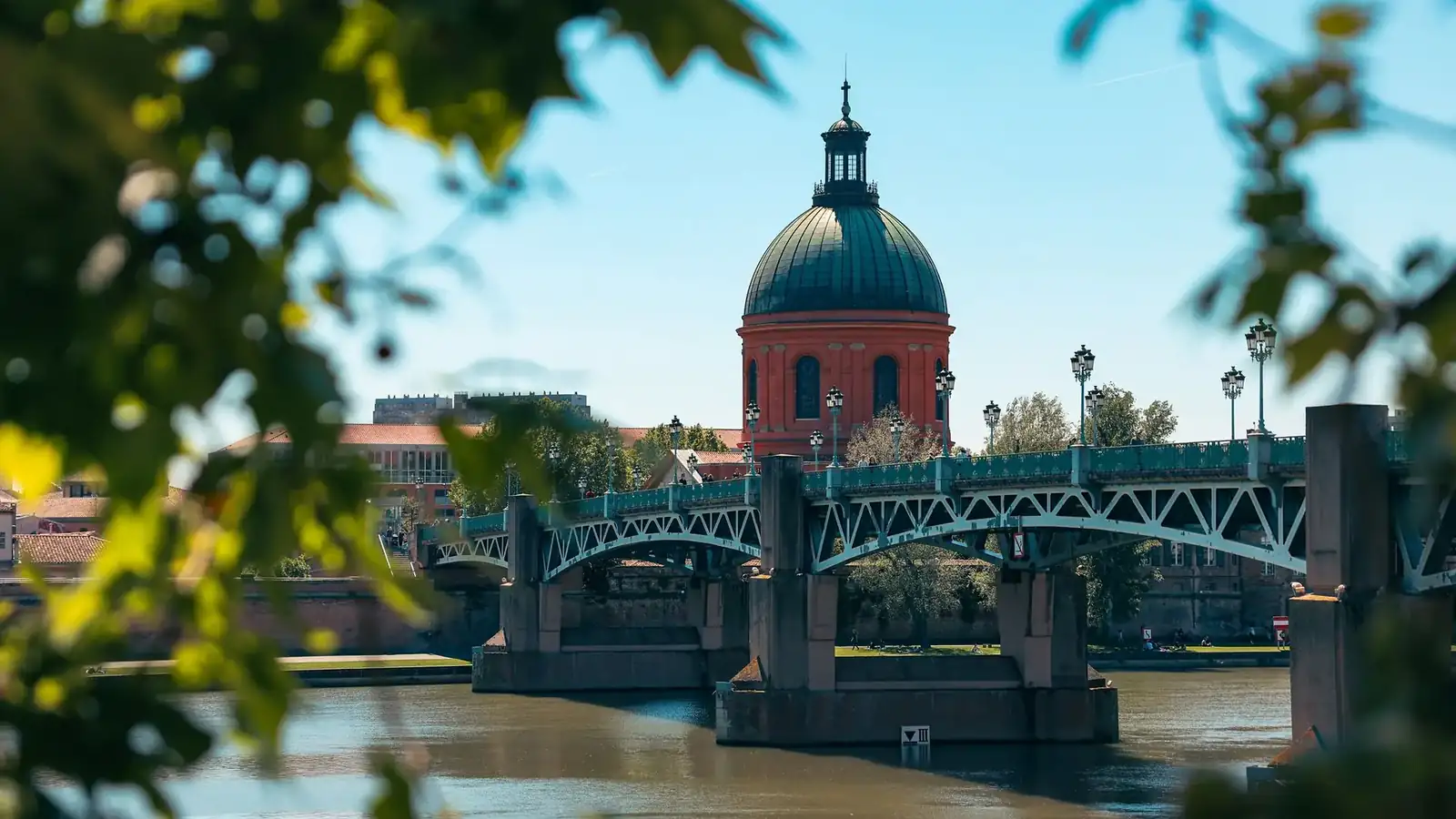 La Garonne et le dôme de la Grave, Toulouse
